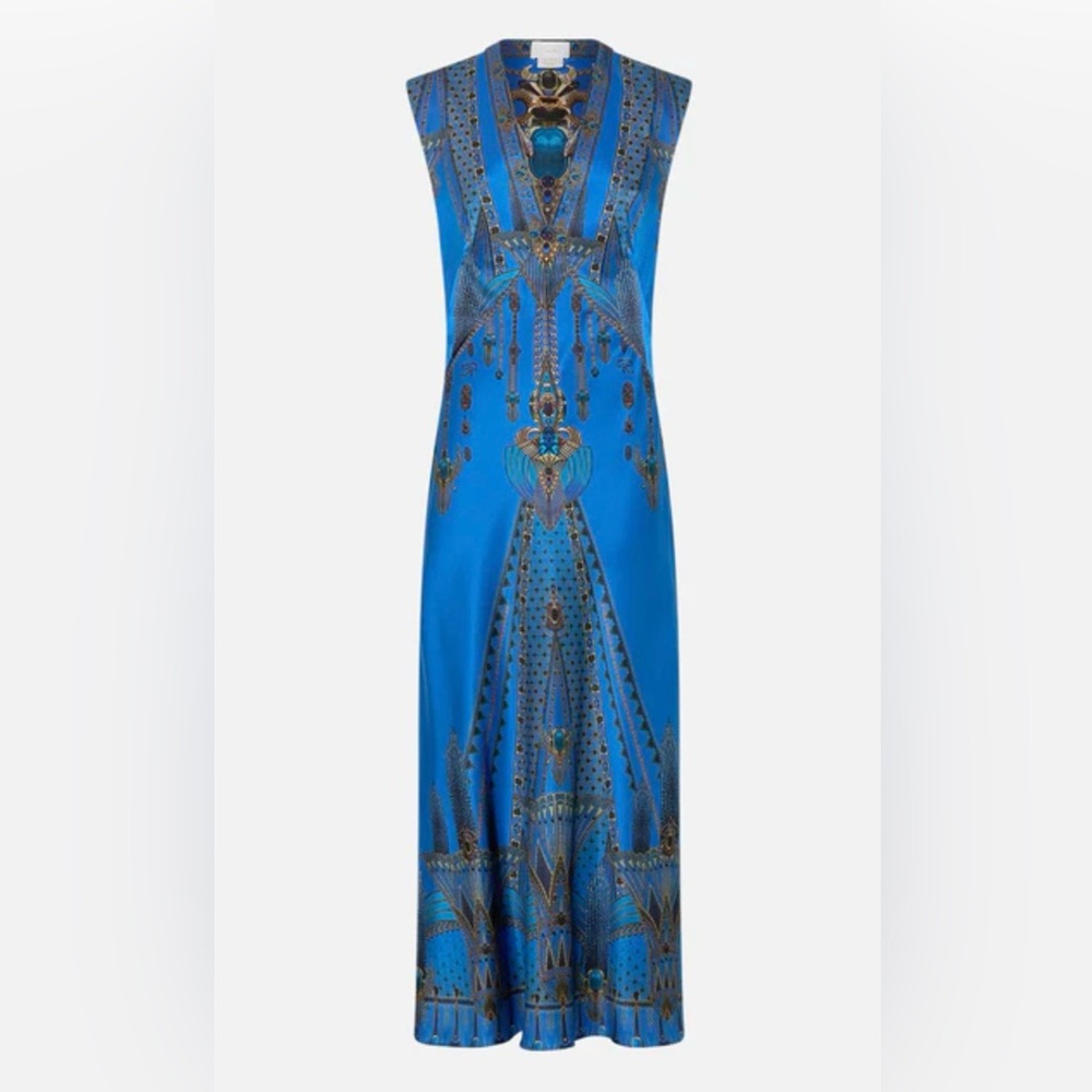 Camilla Extended Shoulder Dress With T Back - Archival Revival NWT - Size M